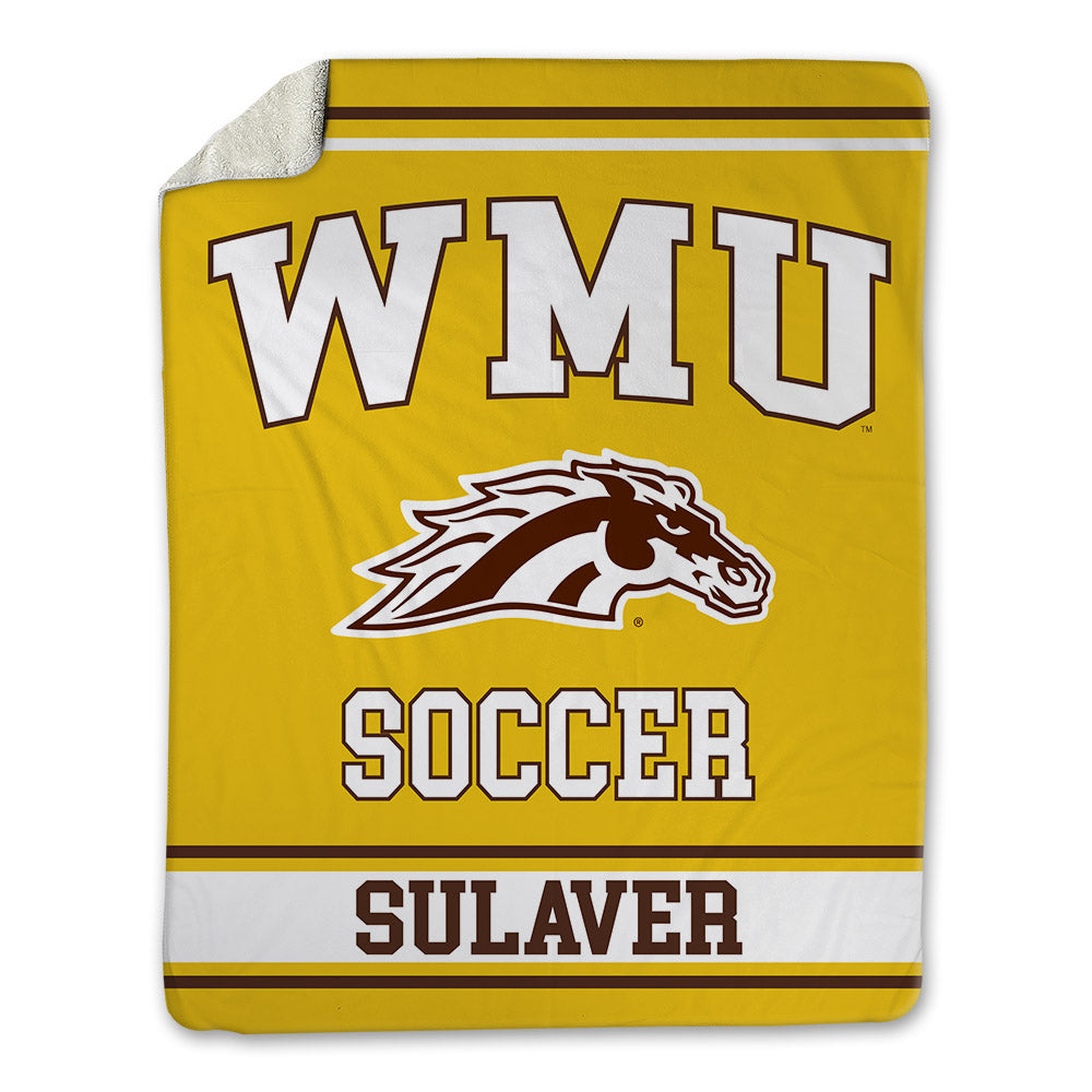 Western Michigan - NCAA Women's Soccer : Reagan Sulaver - Blanket-0