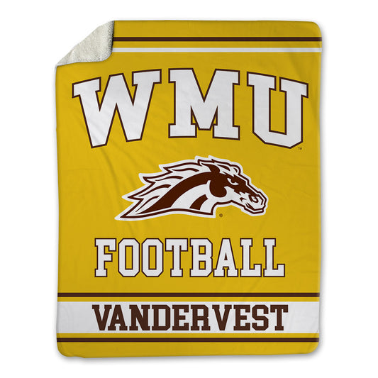 Western Michigan - NCAA Football : Adam Vandervest - Blanket-0