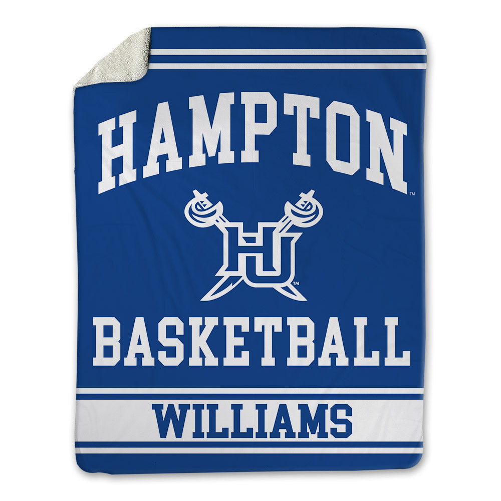 Hampton - NCAA Men's Basketball : Kody Williams - Blanket-0