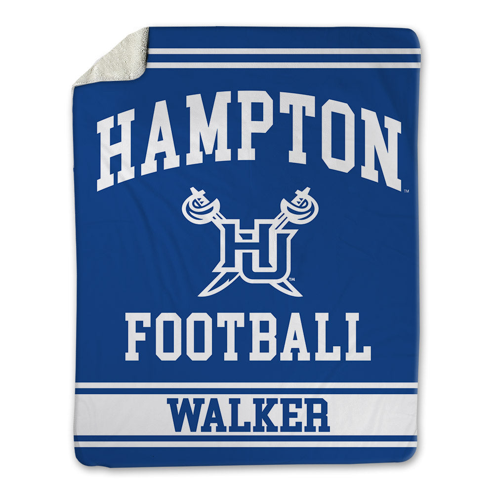 Hampton - NCAA Football : Jalen Walker - Blanket-0