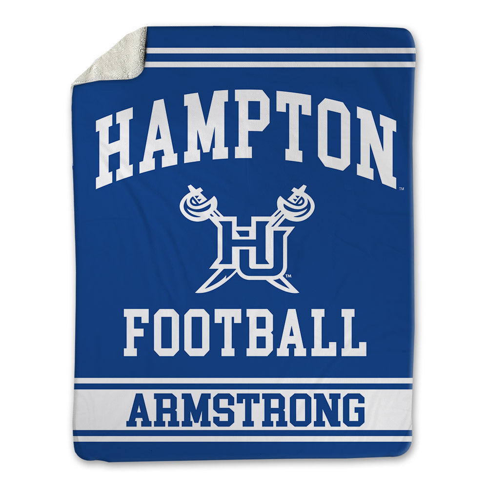 Hampton - NCAA Football : Antonio Armstrong - Blanket-0