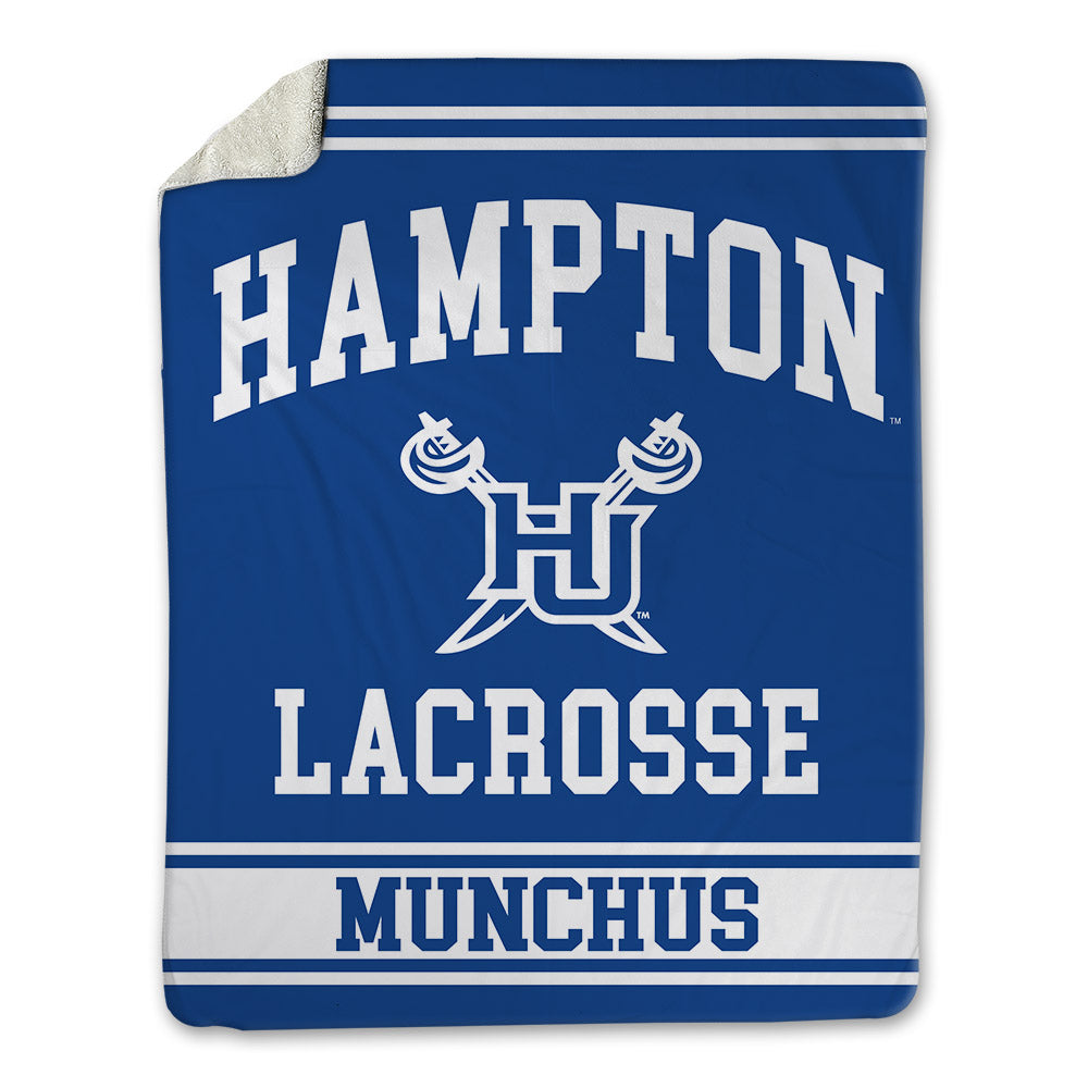 Hampton - NCAA Men's Lacrosse : Dylan Munchus - Blanket-0