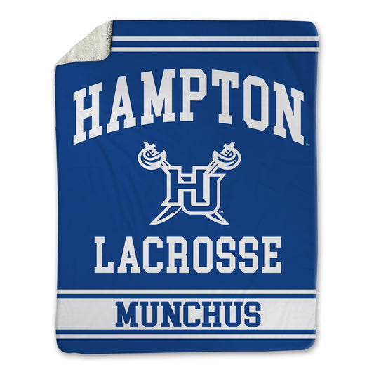 Hampton - NCAA Men's Lacrosse : Dylan Munchus - Blanket-0