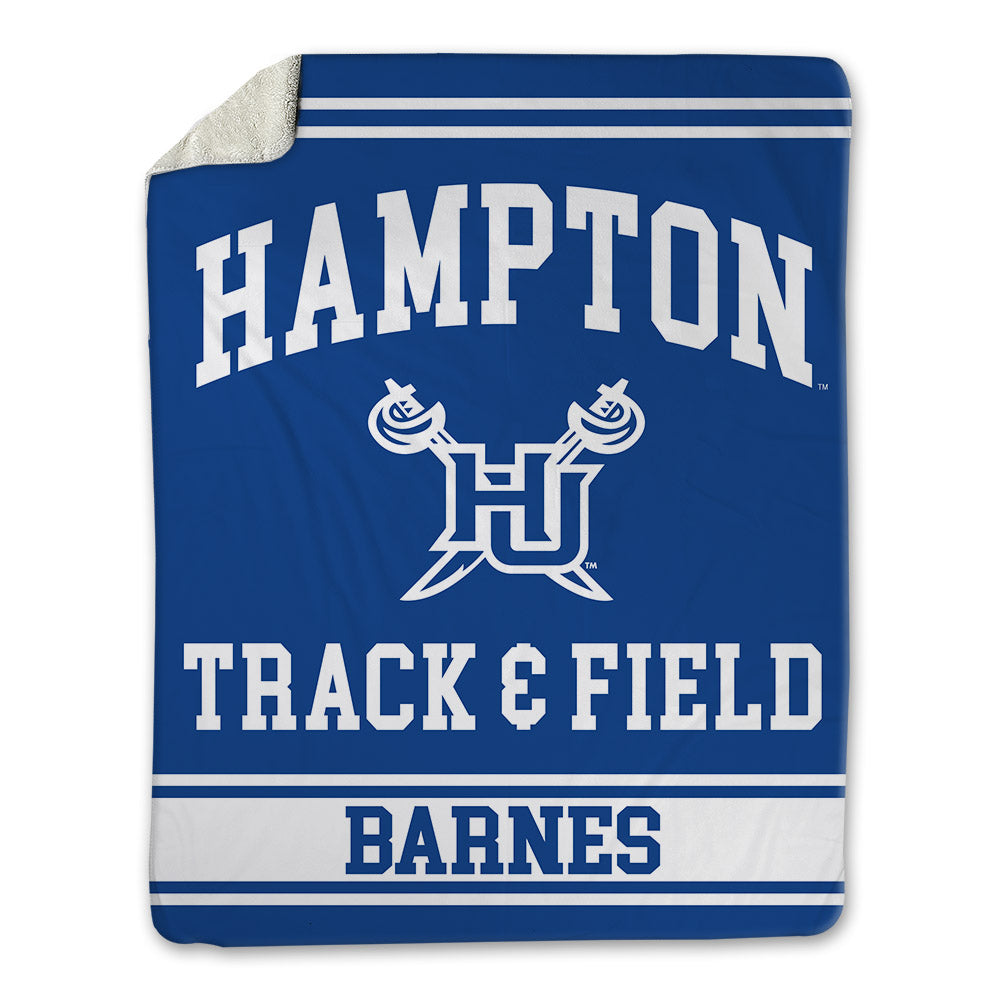 Hampton - NCAA Men's Track & Field : Khari Barnes - Blanket-0