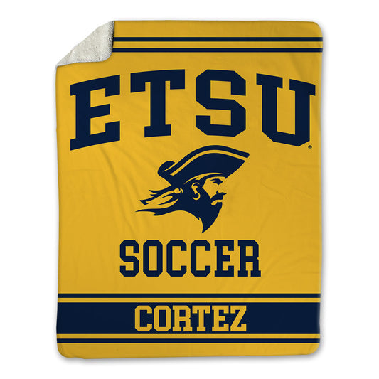 East Tennessee State - NCAA Women's Soccer : Giulianna Cortez - Blanket-0