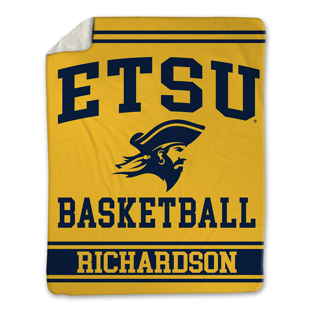 East Tennessee State - NCAA Women's Basketball : Carmen Richardson - Blanket-0