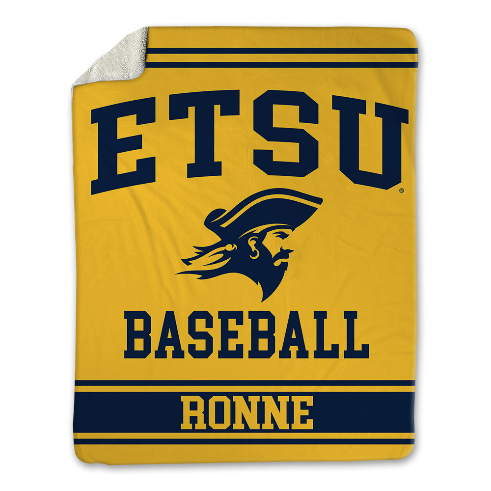 East Tennessee State - NCAA Baseball : Andrew Ronne - Blanket-0