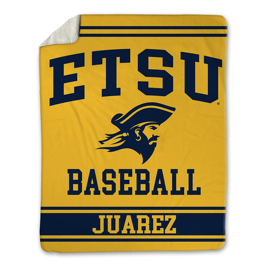 East Tennessee State - NCAA Baseball : Gabe Juarez - Blanket-0