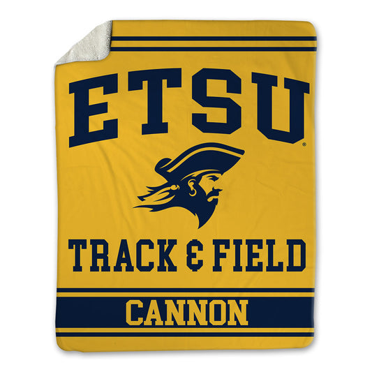 East Tennessee State - NCAA Men's Track & Field : Jake Cannon - Blanket-0