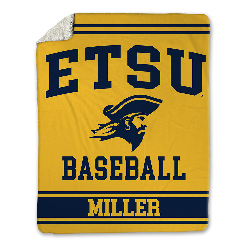 East Tennessee State - NCAA Baseball : Cody Miller - Blanket-0