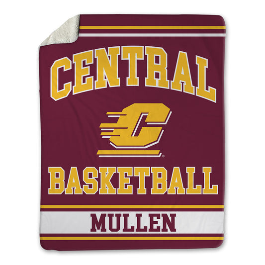 Central Michigan - NCAA Men's Basketball : Nick Mullen - Blanket-0