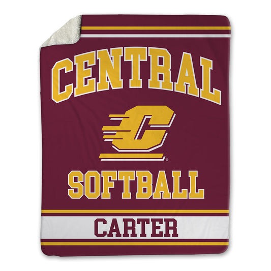 Central Michigan - NCAA Softball : Alexa Carter - Blanket-0