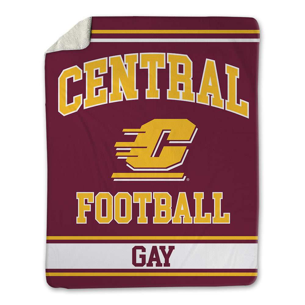 Central Michigan - NCAA Football : Mark Gay - Blanket-0