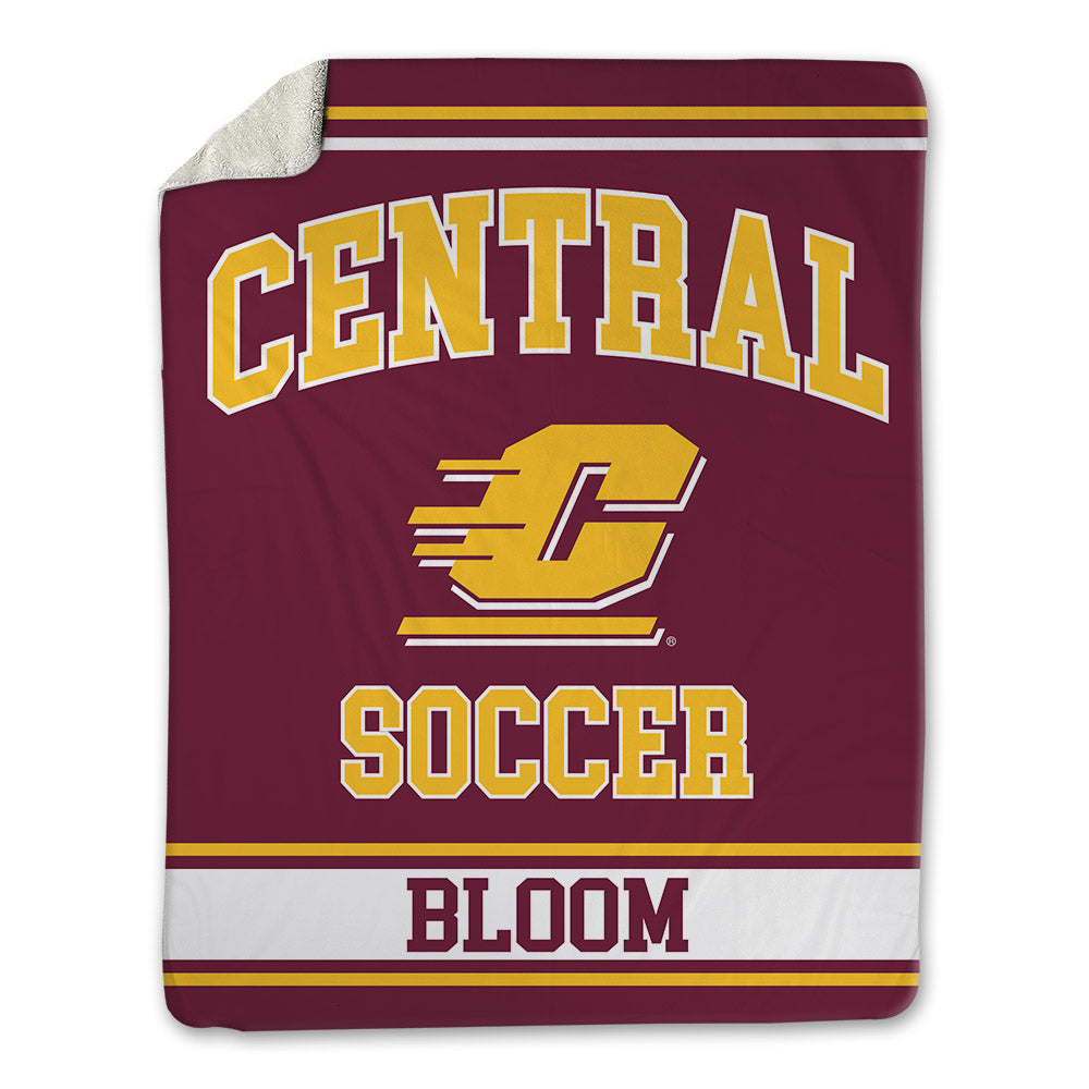 Central Michigan - NCAA Women's Soccer : Madison Bloom - Blanket-0