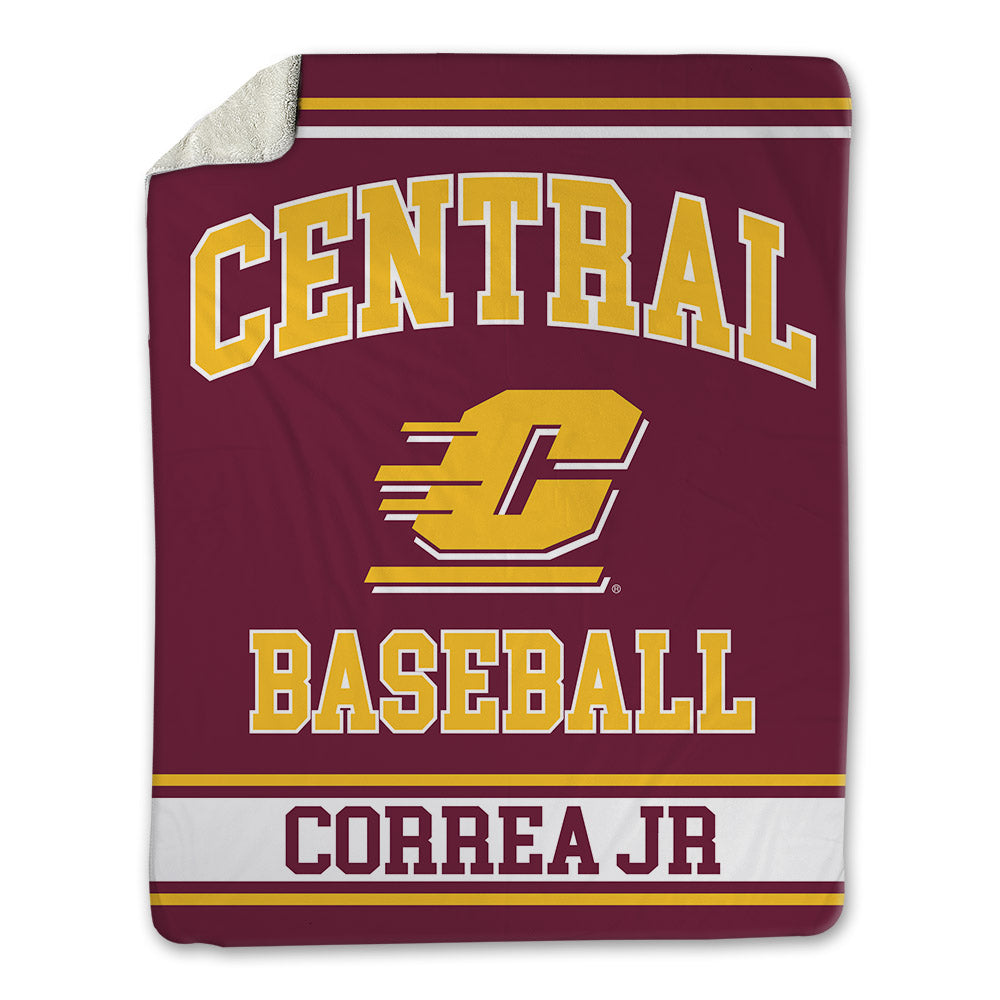 Central Michigan - NCAA Baseball : Miguel Correa Jr - Blanket-0