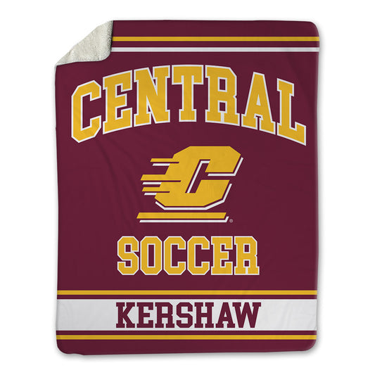 Central Michigan - NCAA Women's Soccer : Jadia Kershaw - Blanket-0