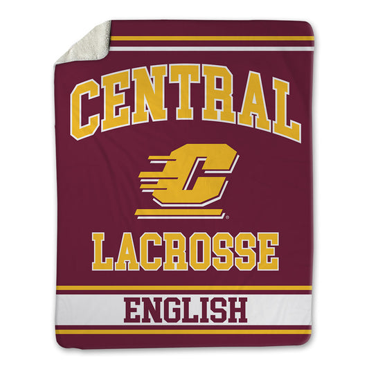 Central Michigan - NCAA Women's Lacrosse : Margaret English - Blanket-0