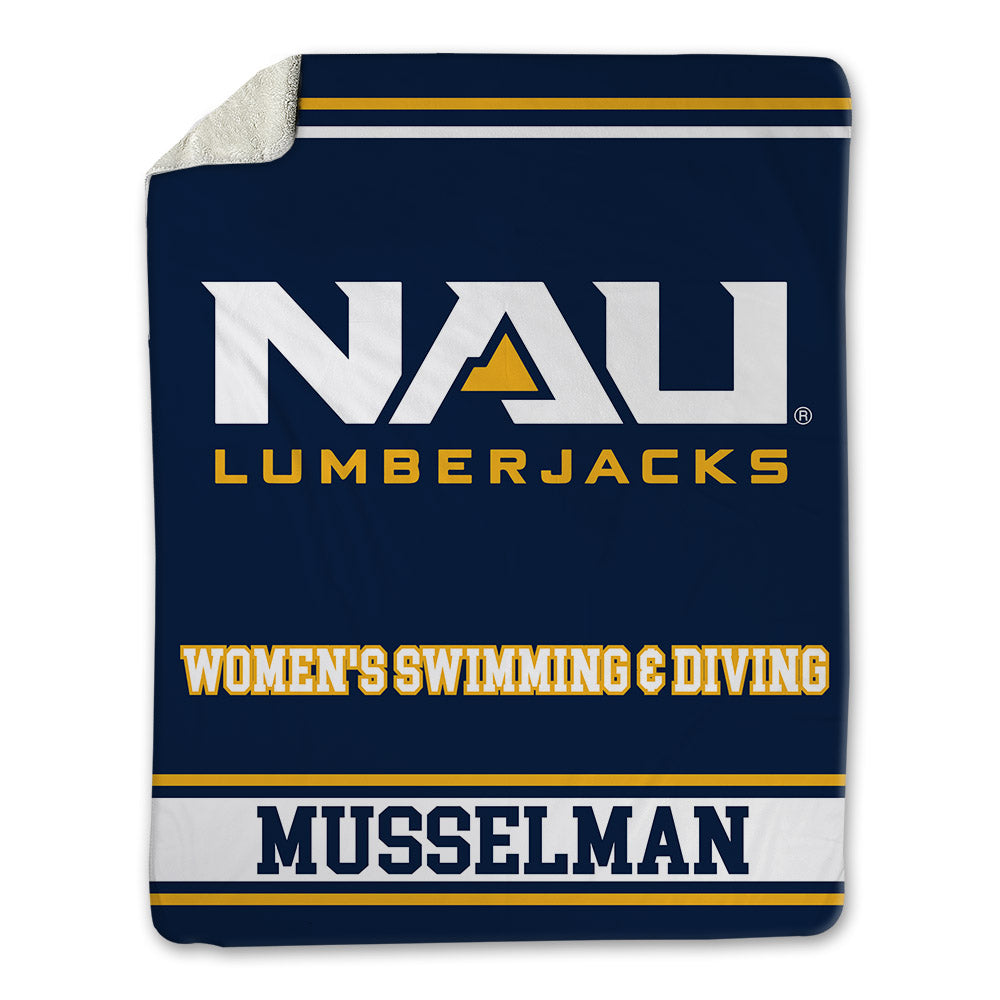 Northern Arizona - NCAA Women's Swimming & Diving : Elsa Musselman - Blanket-0