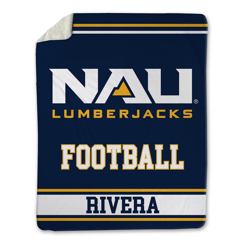Northern Arizona - NCAA Football : Carlos Rivera - Blanket-0