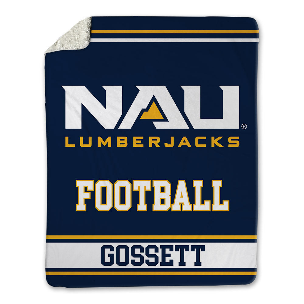 Northern Arizona - NCAA Football : QuRan Gossett - Blanket-0