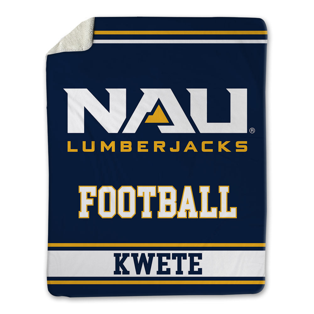 Northern Arizona - NCAA Football : Richard Kwete - Blanket-0