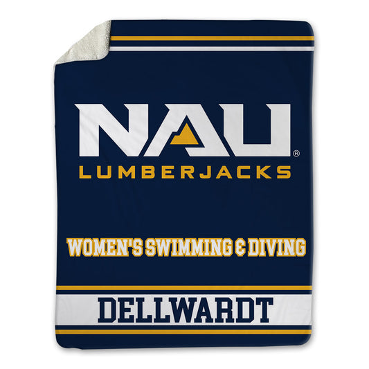 Northern Arizona - NCAA Women's Swimming & Diving : Jamie Dellwardt - Blanket-0