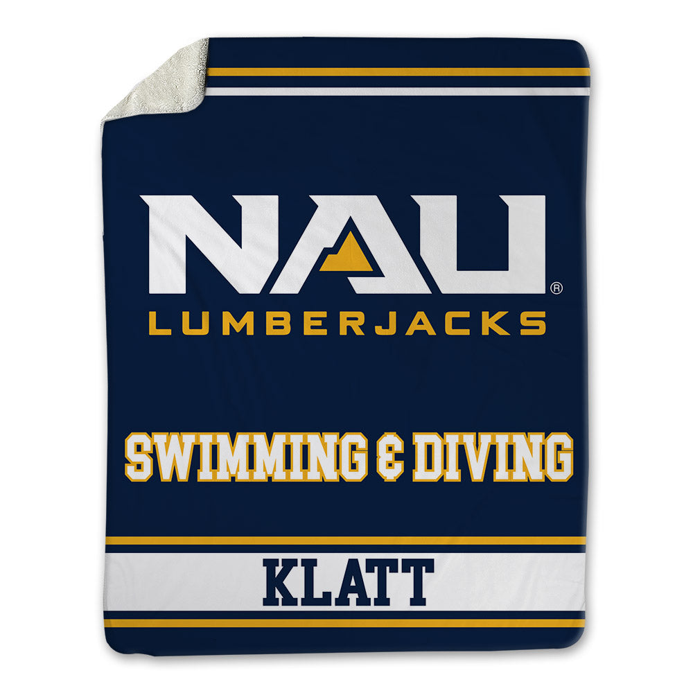 Northern Arizona - NCAA Women's Swimming & Diving : Katarina Klatt - Blanket-0