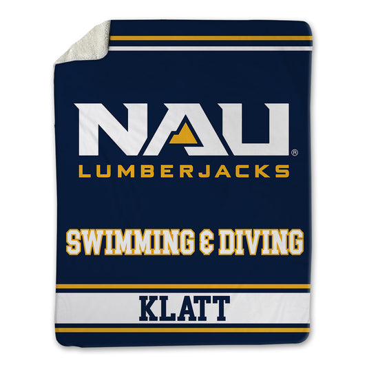 Northern Arizona - NCAA Women's Swimming & Diving : Katarina Klatt - Blanket-0