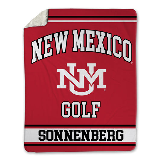 New Mexico - NCAA Men's Golf : Clark Sonnenberg - Blanket-0