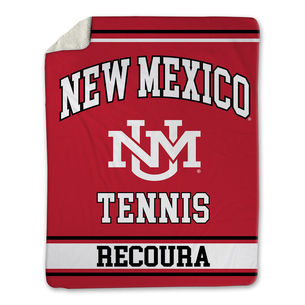 New Mexico - NCAA Men's Tennis : Nicolas Recoura - Blanket-0