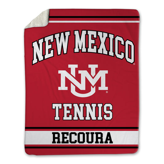 New Mexico - NCAA Men's Tennis : Nicolas Recoura - Blanket-0