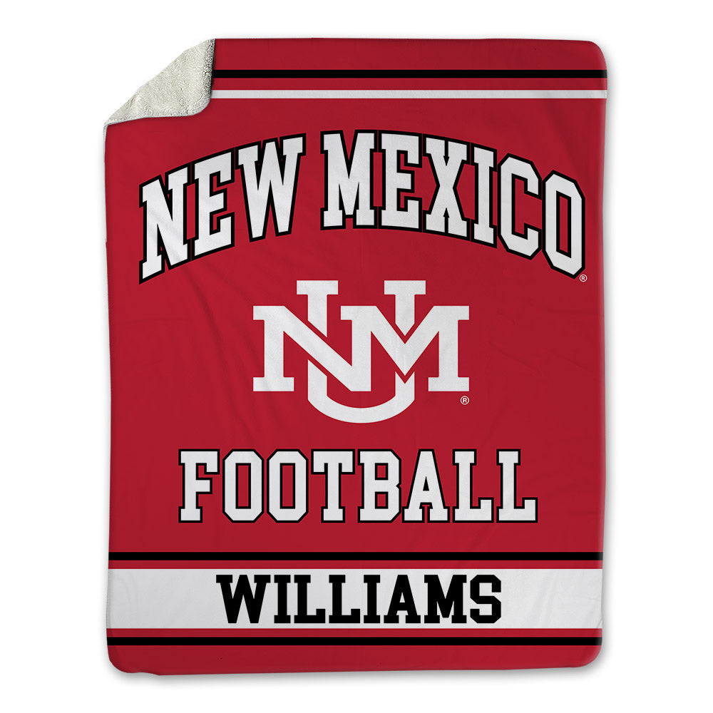 New Mexico - NCAA Football : Abraham Williams - Blanket-0
