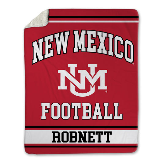 New Mexico - NCAA Football : Kaden Robnett - Blanket-0