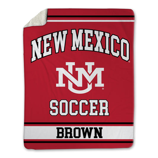New Mexico - NCAA Women's Soccer : Kennedy Brown - Blanket-0
