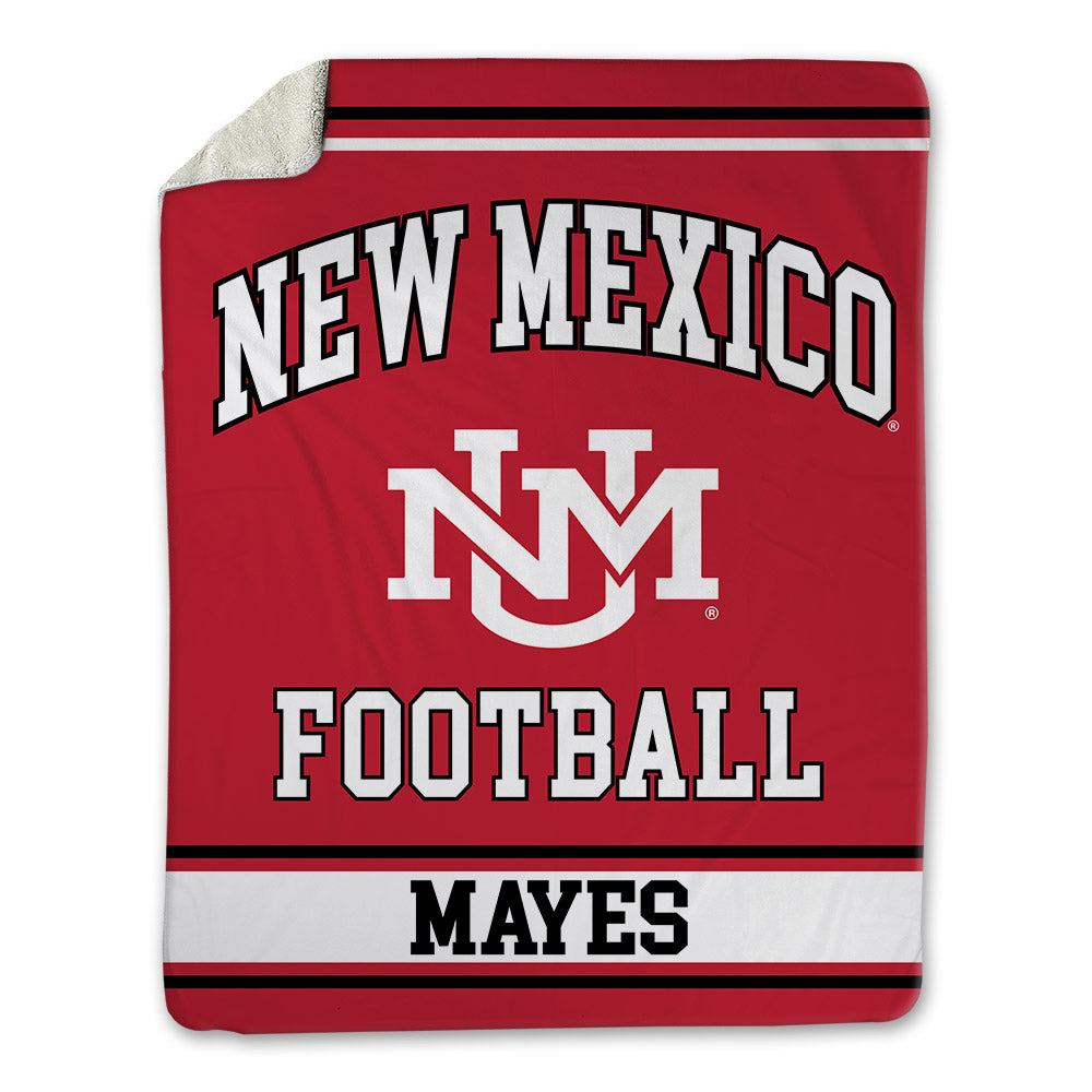 New Mexico - NCAA Football : D'Angelo Mayes - Blanket-0