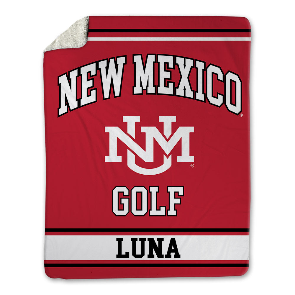 New Mexico - NCAA Men's Golf : Valentin Luna - Blanket-0