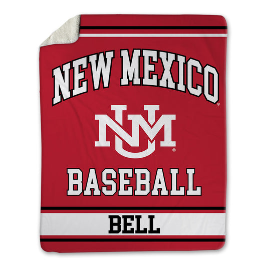 New Mexico - NCAA Baseball : Blake Bell - Blanket-0