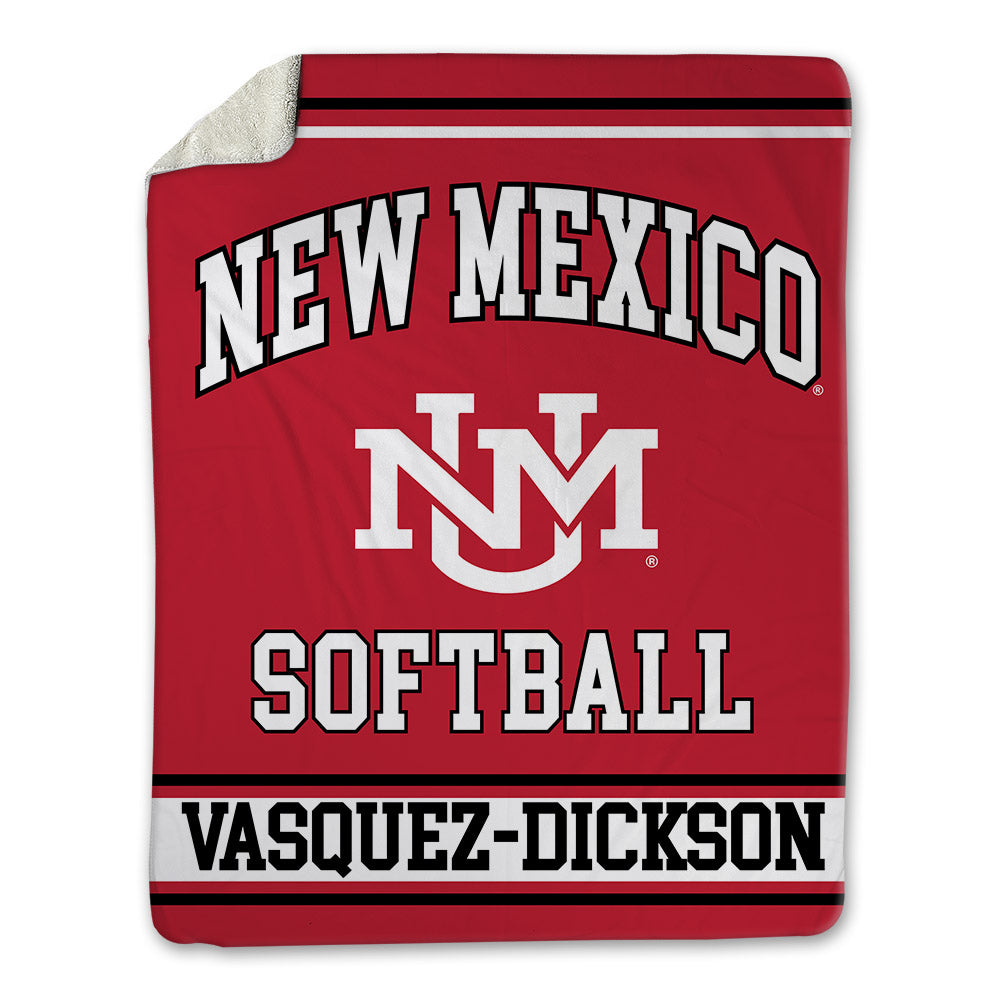 New Mexico - NCAA Softball : DeNae Vasquez-Dickson - Blanket-0
