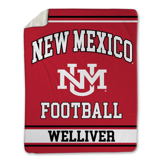 New Mexico - NCAA Football : Cole Welliver - Blanket-0