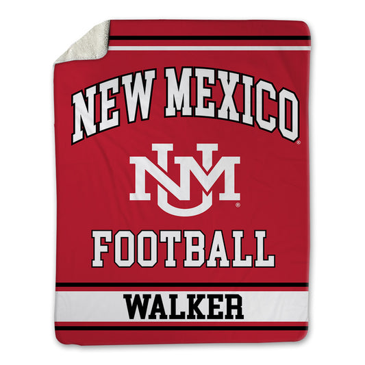 New Mexico - NCAA Football : Garrison Walker - Blanket-0