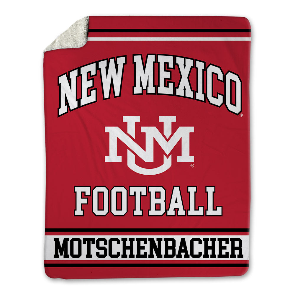 New Mexico - NCAA Football : Gabriel Motschenbacher - Blanket-0