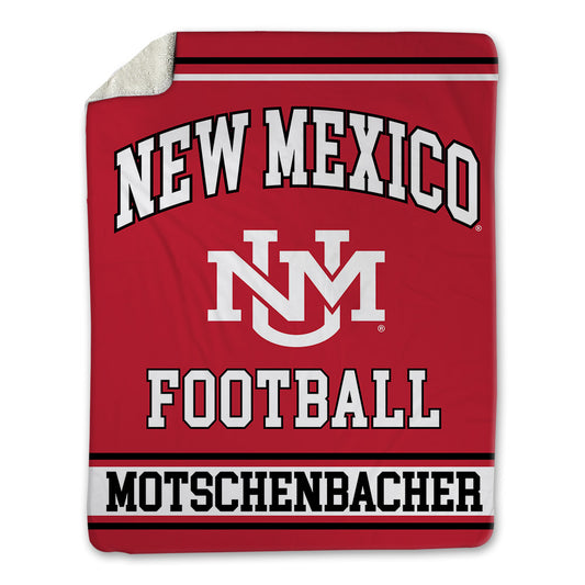 New Mexico - NCAA Football : Gabriel Motschenbacher - Blanket-0
