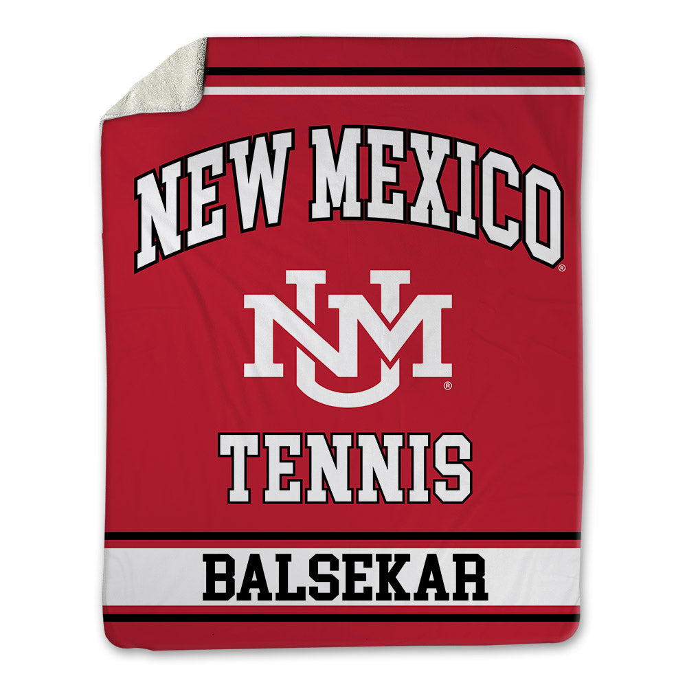 New Mexico - NCAA Men's Tennis : Aditya Balsekar - Blanket-0