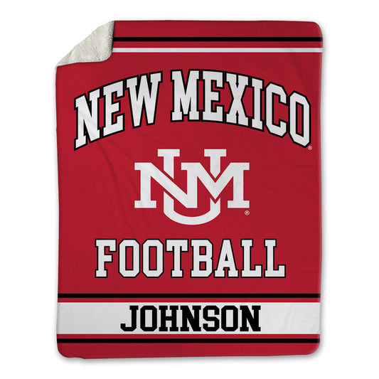 New Mexico - NCAA Football : Dimitri Johnson - Blanket-0