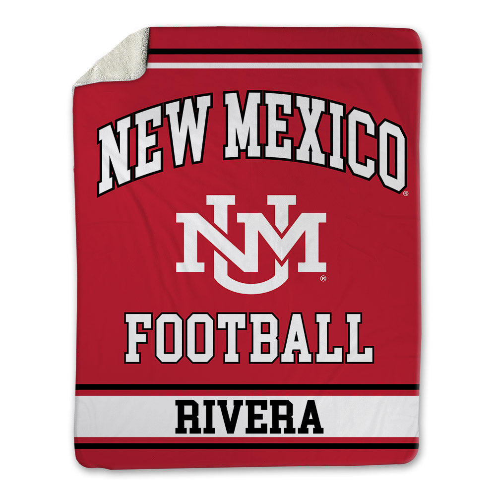 New Mexico - NCAA Football : Nicolas Rivera - Blanket-0