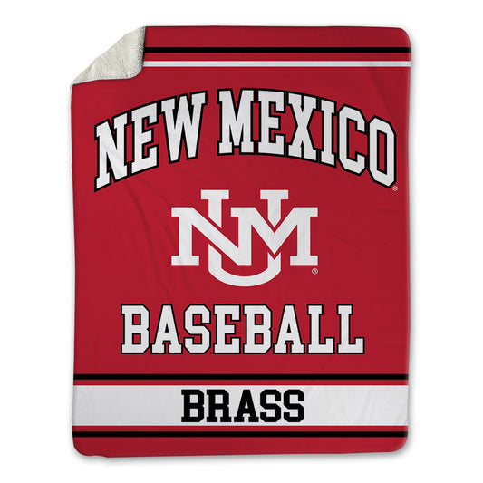 New Mexico - NCAA Baseball : Cooper Brass - Blanket-0