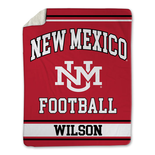 New Mexico - NCAA Football : Jayden Wilson - Blanket-0