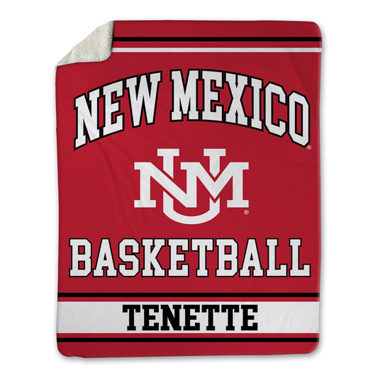 New Mexico - NCAA Men's Basketball : Uriah Tenette - Blanket-0