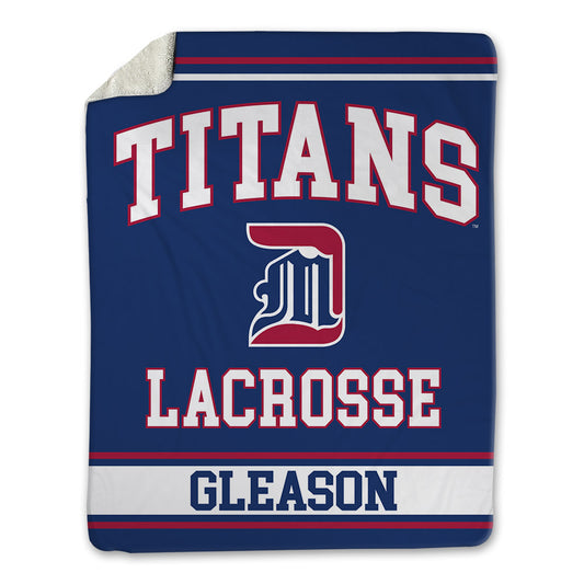 Detroit Mercy - NCAA Men's Lacrosse : Zach Gleason - Blanket-0