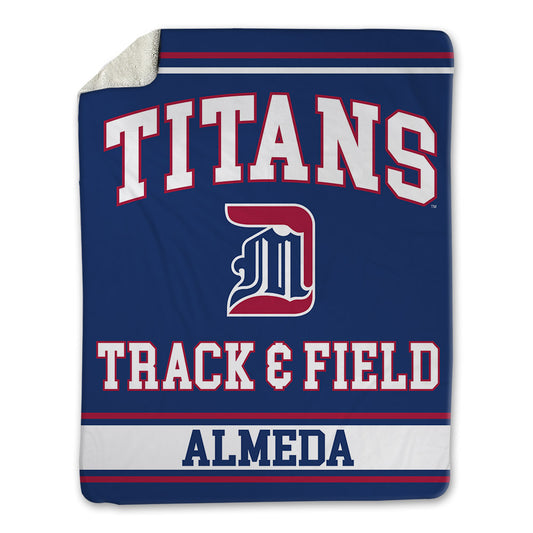 Detroit Mercy - NCAA Men's Track & Field : John Almeda - Blanket-0